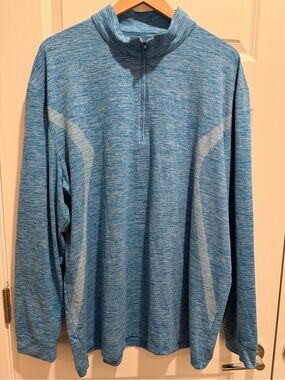 Men’s Pro Tour Long Sleeve Quarter Zip Pullover Golf Shirt, Sz. XXL! NICE!